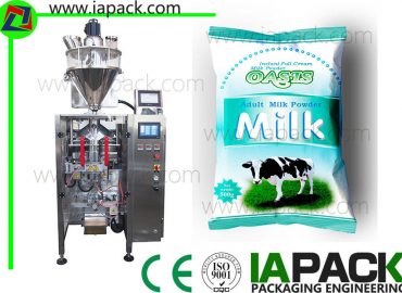 500g melkpulver emballasje maskin form fylle forsegling med auger fyllstoff