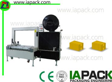PLC sekundær emballasje maskin fullautomatisk strapping maskin