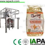 Punch korn emballasje maskin 1500 watt automatisk med multihead veier