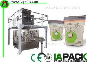 Seeds Pouch Packing Machine Med Multi-Head Scale For Stand-Up Bag, Doy Pack, Gusset Bag,