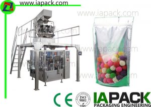 candy bag packing machine med multiheads weigher doypack packing machine2