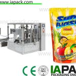 roterende fruktjuice emballasje maskin flytende fylling energibesparende