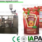 tomatpasta pakke maskin, poly pouch pakking maskin PLC kontroll